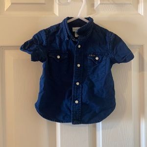 Ralph Lauren OXFORD SHIRT, INDIGO Denim, 9 MOS